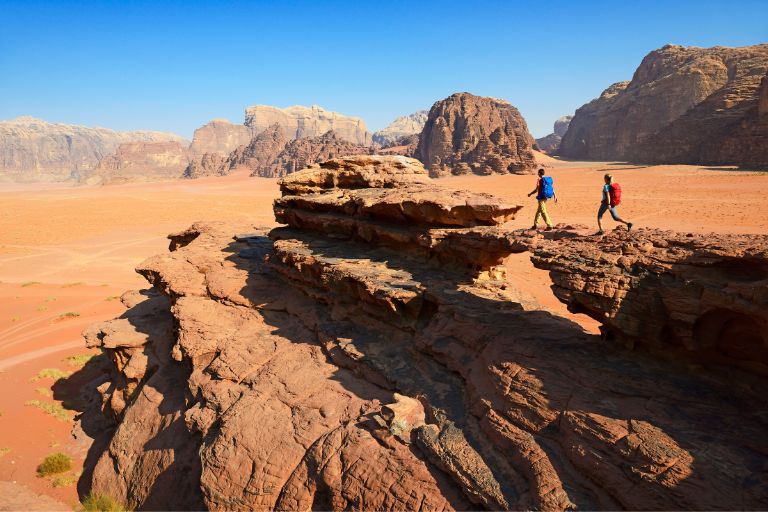 Trekking en el desierto de Wadi Rum, Viajes de aventura en Jordania