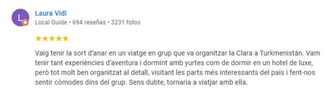 Reseñas viaje a Turkemnistán en grupo con Siente Arabia (4)